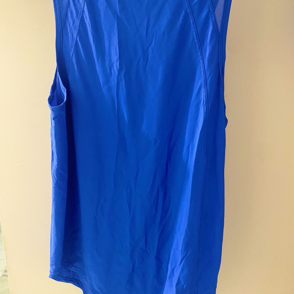 Blue Lululemon Sculpt tank Top